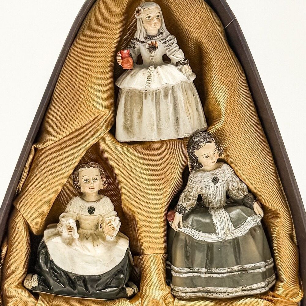 Rare Las Meninas Velazquez Fridge Magnet Figurine Set 08/210 Spain Art